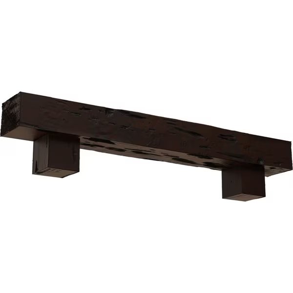 Kit w/ Alamo Corbels, Premium Hickory, 8